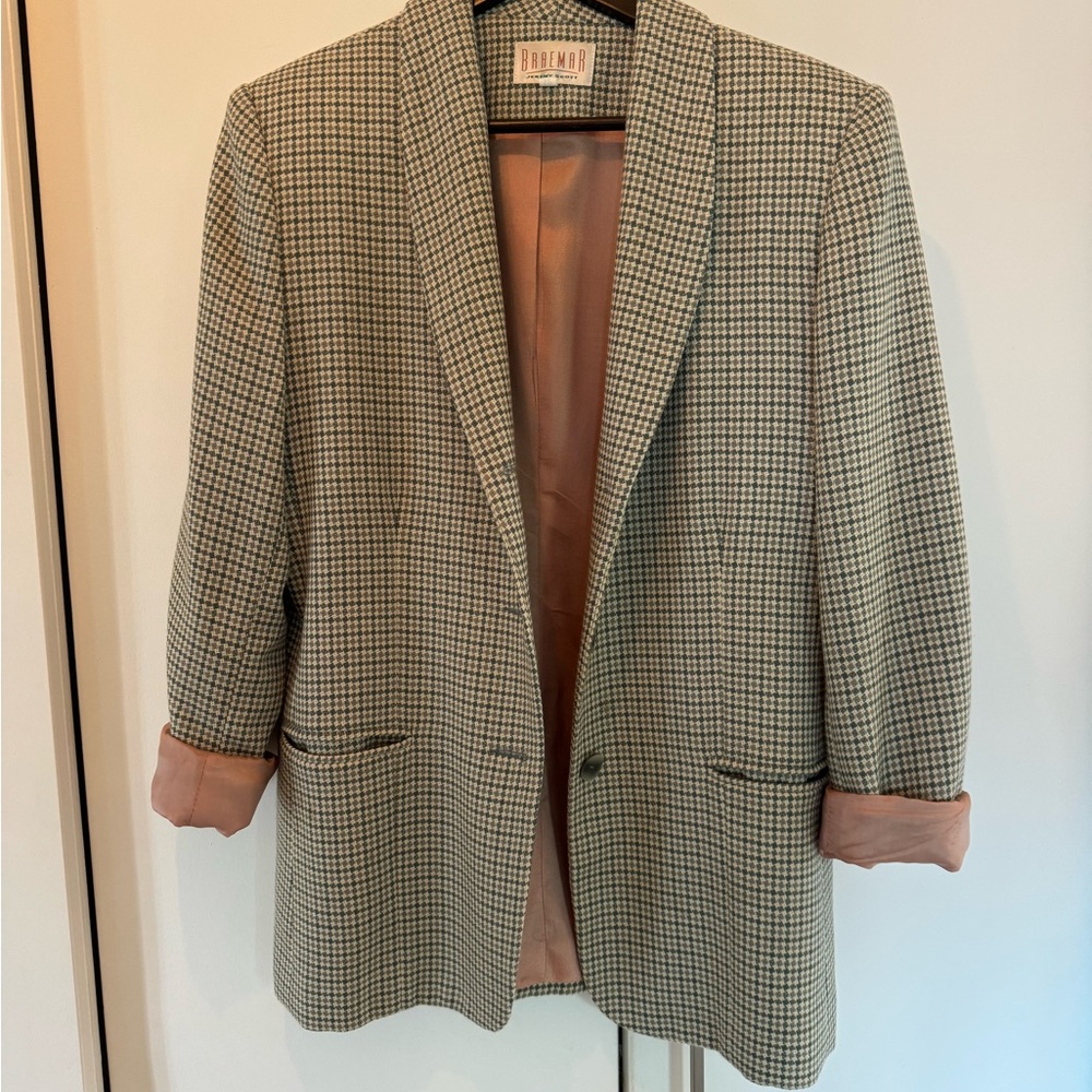Vintage women’s houndstooth blazer size M-L